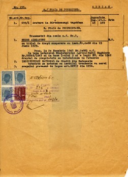 One of the documents used to make the land claim